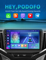 Podofo Radio de coche Android 2 Din para Suzuki Baleno 2010 Carplay 8+128GB AI Voice WIFI+4G DSP GPS Navegación Multimedia Reproductor de Video - details 0