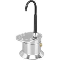 Olla Moka de Pico único, Cafetera Moka de un Tubo, Cafetera Moka de un Solo Pico, 50 Ml/1 Taza, Pico de Aleación de Aluminio Portátil, para Fiestas en Casa Camping y Viajes(17 X 8,5 cm) - details 0