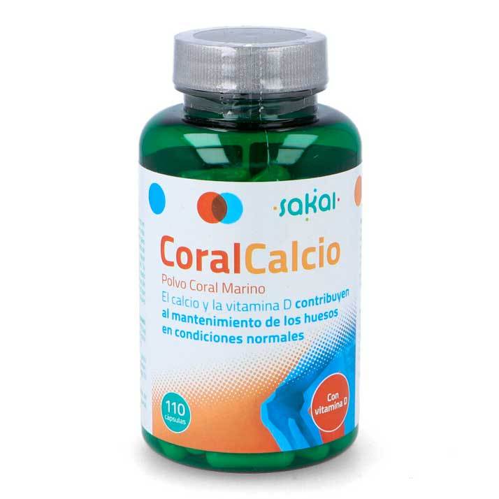Coral Calcio 110Cap Sakai - Complemento Alimenticio con Marino y Vitamina D3