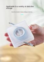 Organizador De Cables Portátil Transparente Gestor De Correas USB Monopatín Retráctil Soporte Para Teléfono Almacenamiento Protector De Cable - details 2