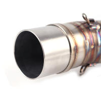 Sistema De Escape Muffler Completo Slip on Para HONDA NC700 NC750X NC750 NC700S 2012-2017 Tubo De Enlace Medio Para Motocicleta Material De Acero Inoxidable 304 - details 3