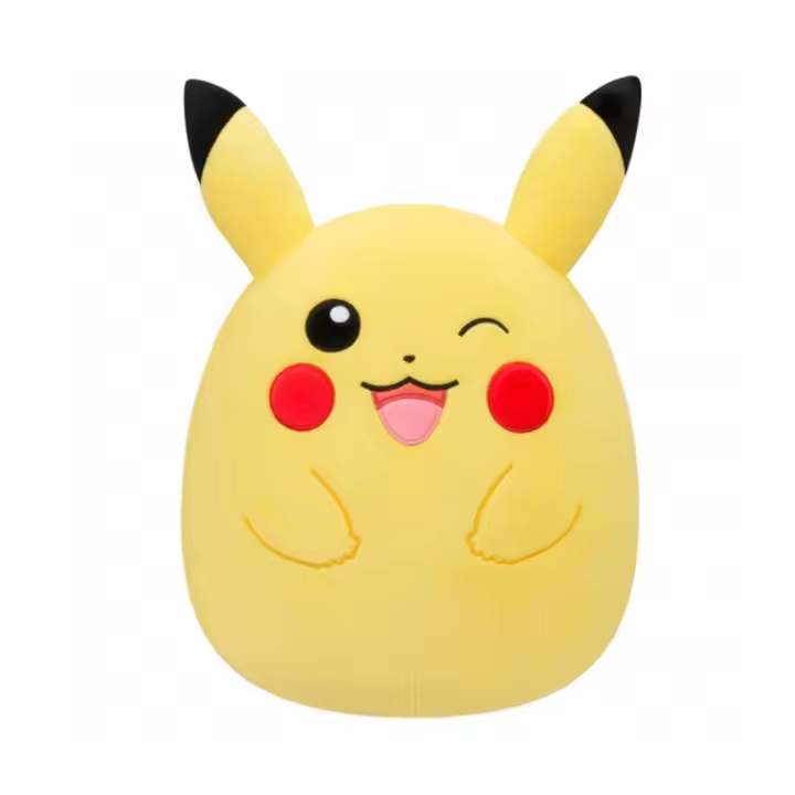 Jazwares Peluche Squishmallows Pokemon Pikachu 35 Cm - Acurrúcate con este Fantástico Peluche - Alta Calidad - Squishmallows Pikachu 35cm - 1