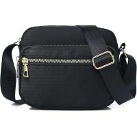 Bolso bandolera para mujer, pequeño, multibolsillos, de nailon, impermeable, para hombro, bolso de viaje informal, para uso diario de mujeres y niñas - details 0