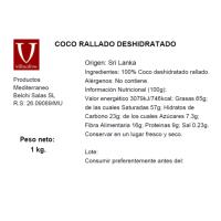 Coco Rallado Deshidratado Villaolivo 1 kg – Gourmet  Aroma Tropical y Textura Ligera  Ideal para Repostería - details 2