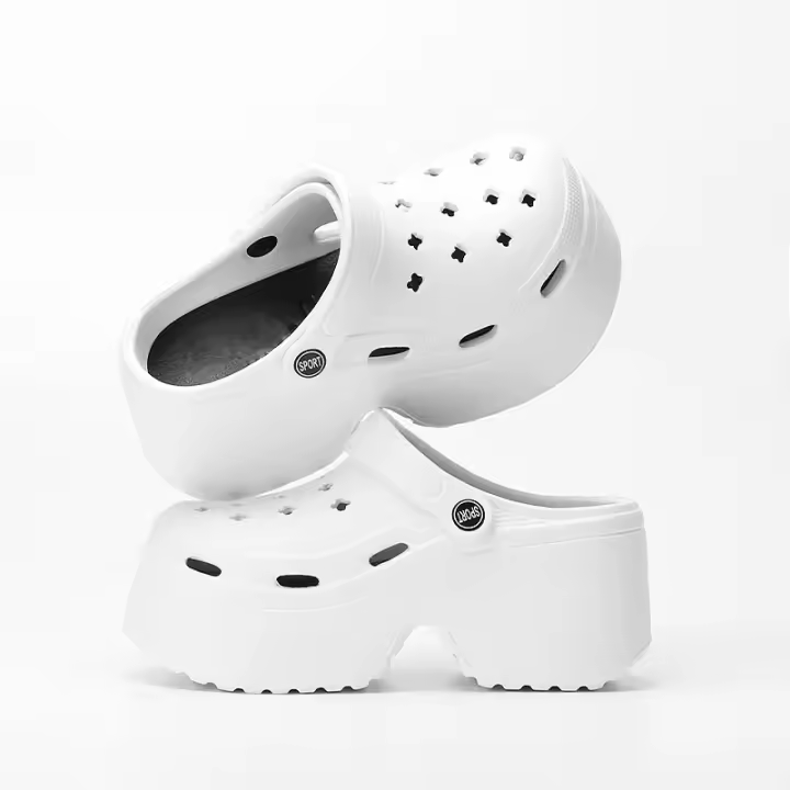 Sandalias De Tacones Altos Para Mujer Verano 2024 Cerradas Plataforma Gruesa Antideslizante Tacón Alto Con Plataforma 3-5cm Suela Gruesa Sandalias De Plataforma Gruesa Para Mujer - 1