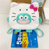 Nueva Mochila De Hombros Kawaii Sanrio Hangyodon Con Diseño De Hello Kitty Y Gato Pequeño De Color Contraste Mochila Versátil Para Adultos Y Adolescentes - details 20