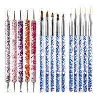 Juego De Pinceles Para Acrylic Nails Arte De Uñas Decoración Dibujando Herramientas De Manicura Diseño De Uñas Accesorios De Maquillaje - details 2