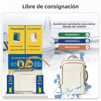 Mochila De Viaje Grande Para Hombres Y Mujeres Con Capacidad Para Portátil De 15.6 Pulgadas Bolsa De Hombro Para Easyjet Ryanair 40x30x20 Bolsa De Negocios - details 0