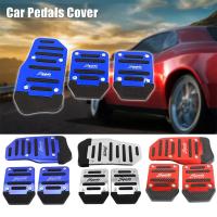 Nuevo Kit De 3 Piezas De Cubiertas Para Pedales De Transmisión Manual Universal No Eslipantes De Aluminio Accesorios De Coche Pedali Rojo/Azul/Cobre - details 0