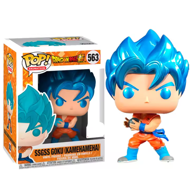 Funko Funko Pop Super Saiyan God Super Saiyan Goku Kamehameha Metallic Dragon ball Super 563 Dragon Ball Funko Pop - 1
