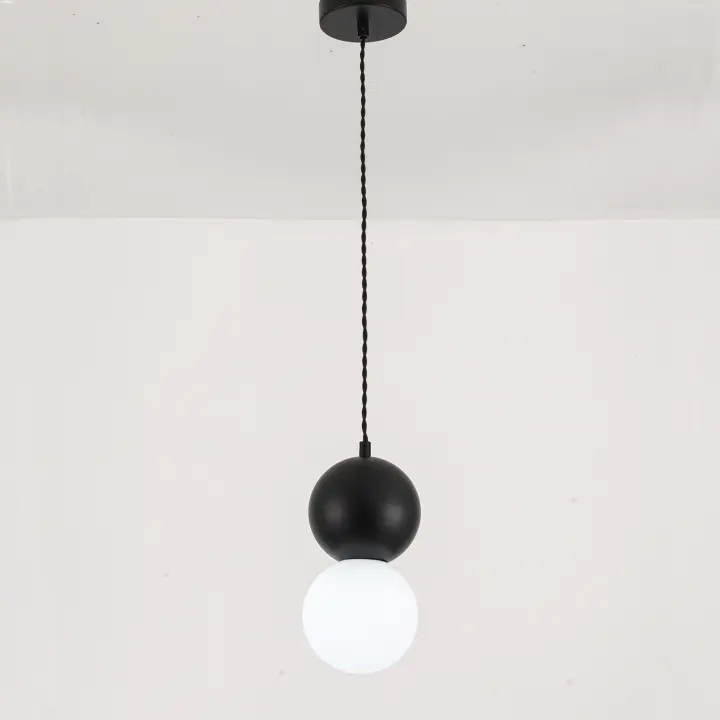 Ledkia Lámpara Colgante de Metal y Cristal Apolo - 1