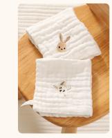 Toallas De Algodón Bordadas Para Bebé 6 Capas Pañuelos Para La Cara Y Manos De Recién Nacidos Bibs Suaves Pañuelos Para Niños Burp Cloth - details 11