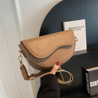 Bolso De Hombro Pequeño De Cuero PU Vintage Para Mujer Bolso Transversal De Moda Con Cierre De Cubierta Y Pochete Interior - details 2