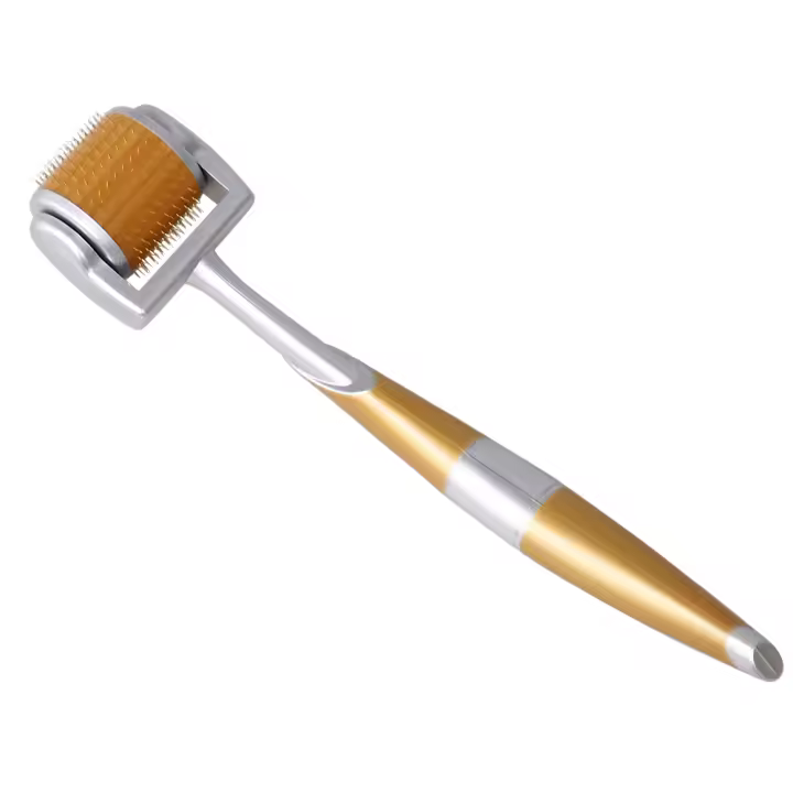ZGTS Derma Roller De 540 Agujas Para El Rostro Y El Cuerpo Cuidado De La Piel Y Crecimiento Del Vello Profesional Herramienta De Belleza Microneedle Roller - 1