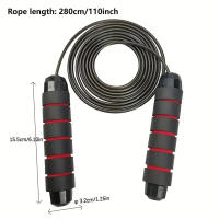 Nueva Cuerda De Saltar Sin Enredos Velocidad Rápida Con Rodamientos De Bolas Acero Cuerda De Gimnasio Para Ejercicio De Cuerpo Delgado - details 11