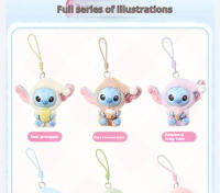 Muñeco De Peluche Miniso Stitch Serie Comer Algo Antes De Dormir Caja Sorpresa De Vinilo Muñeca Lindo Decoración Para Bolsa Regalo Coleccionable De Anime Occidental - details 2