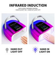 Lámpara De Secado De Uñas LED UV Recargable 48LEDs Máquina Secadora Cordless Profesional Para Polvo De Uñas Y Manicura Herramienta De Luz UV - details 4