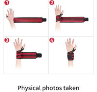 1 Par De Banda Ajustable Para Levantamiento De Pesas Protector De Muñeca Soporte Deportivo Profesional Gris Para Adultos - details 7