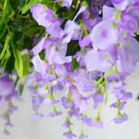 2pcs Guirnalda De Flores Artificiales Wisteria Vino Para Decoración De Boda Y Jardín Estilo De Flores Hechas De No-tejidas Originales En Guangdong - details 6