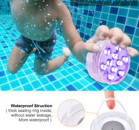 Luz Submarina LED RGB Para Piscina Con Control Remoto Y Batería Operada Portátil Para Acuario Y Vaso Iluminación Submarina Multicolor Impermeable - details 2