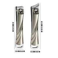 Tijeras De Uñas Diagonales Grandes 1Pc Con Apertura Amplia Herramientas De Pedicura De Acero Inoxidable Para Cuidado De Las Uñas - details 4