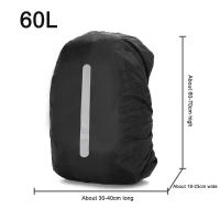 Cubierta Impermeable Para Mochila 30L/60L Mejorada Resistente Al Polvo Para Camping Al Aire Libre Senderismo Escalada Durable Cubierta De Lluvia Para Mochila - details 19