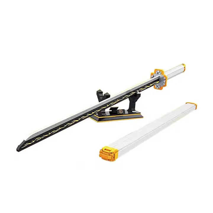 Bloques De Construcción Demon Slayer Agatsuma Zenitsu 956PCS Katana Ninja Anime Modelo De Arma Espada Juguetes Para Niños Regalo Para Chicos - 1