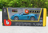 Modelo De Coche De Aleación Bburago 1:24 Porsche 718 Boxster Simulación Decoración Colección Juguete Regalo Para Niños Y Adultos - details 7