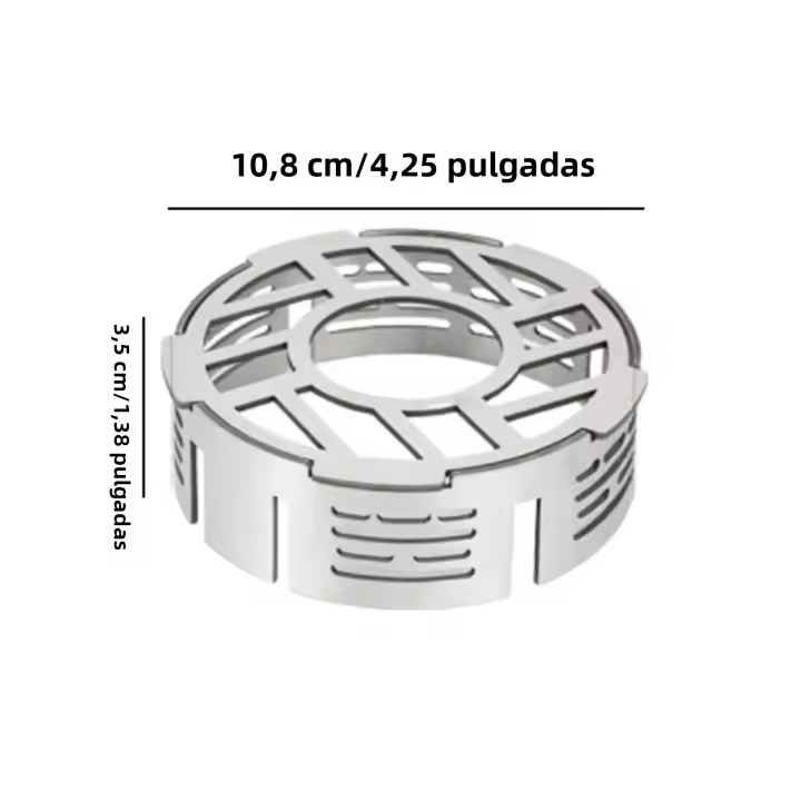 Protector De Viento Para Estufa De Camping Guardia De Gas Removible Escudo Contra Viento Para Cocinar En Camping Senderismo Picnic - 1
