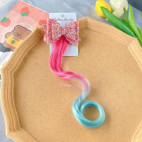 Peinado De Princesa Con Lazo De Cabello Gradient Para Niñas Accesorios De Cabello Estilo Floral Adornos Para Niños - details 2