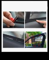 Cortina De Ventilación Magnética Personalizada Para Volkswagen Polo Hatchback 6R 6C 2009-2017 Cortina De Ventana Del Parabrisas Delantero Material De Poliéster Tamaño Personalizado - details 10