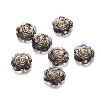 Lote De 10 Piezas De Cuentas En Forma De Flores 19mm Espaciadores Sueltos Para Fabricación De Joyas Pulseras Y Collares Accesorios De Manualidades - details 4