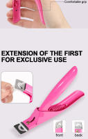 Cortauñas Acrílicas Con Tijeras De Acero Inoxidable Kit De Corte Recto Con 12 Magnets Herramientas De Manicura Para Uñas Falsas Y Dedos - details 3