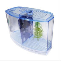 Caja De Acuario Para Pez Grande Con Dos Compartimentos Ecológica Plástico Isolación Para Cría Y Aislamiento Mini Acuario - details 2