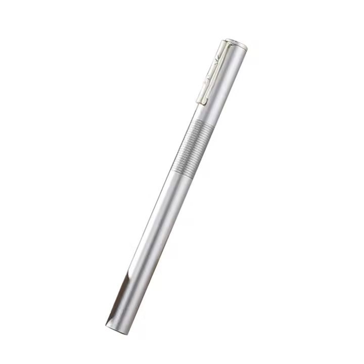 Hongdian H3 Pluma Fuente De Aleación De Aluminio Con Clip De Bambú Iridium EF 0.4mm Para Escritura Suave Estilo De Oficina Y Negocios - 1