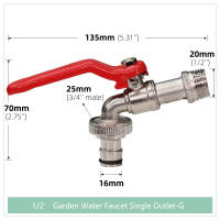 Válvula De Ball De Bronce Para Jardín Con Manija De Accionamiento Fácil Taps De Riego Con Conector Hilo Exterior E Interior - details 7