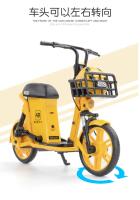 Bicicleta Eléctrica a Escala 1:8 Para Niños Modelo De Bicicleta Compartida De Aleación De Metal Con Neumáticos De Goma Y Luz Sonido Regalo Para Niños - details 10