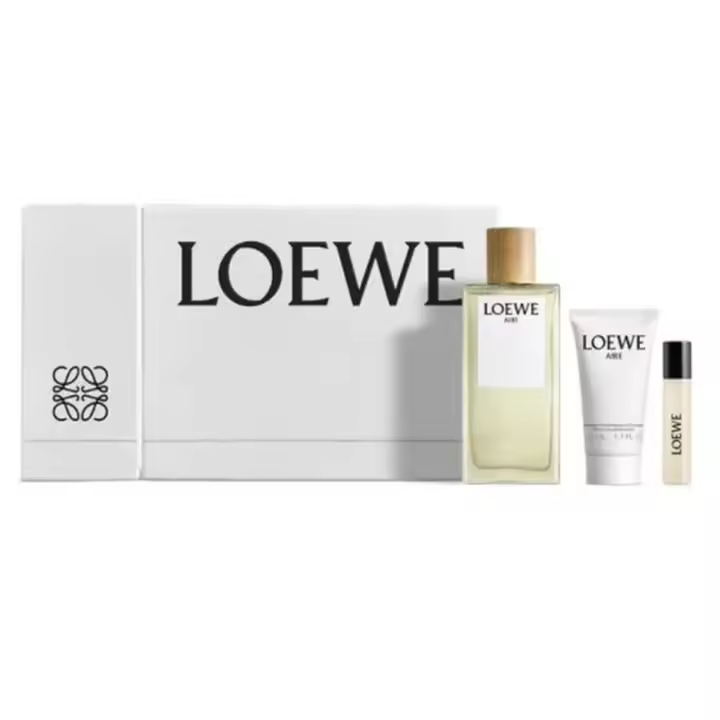 Estuche L O E W E  Aire edt 100 ml + 10 ml vaporizador eau de toilette para mujer + emulsion hidratante para el cuerpo 50 ml - 1