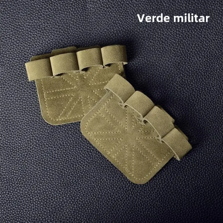 Guantes De Levantamiento De Peso De Cuero Protección De Mano Para Hombres Y Mujeres Gimnasia Ejercicios De Pesas Asistidas Agarraderas De Entrenamiento - 1