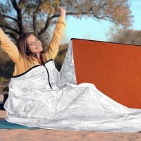Bolsa De Dormir De Emergencia Tomshoo Ligera Impermeable Térmica Para Supervivencia De Camping Y Senderismo Exterior - details 7