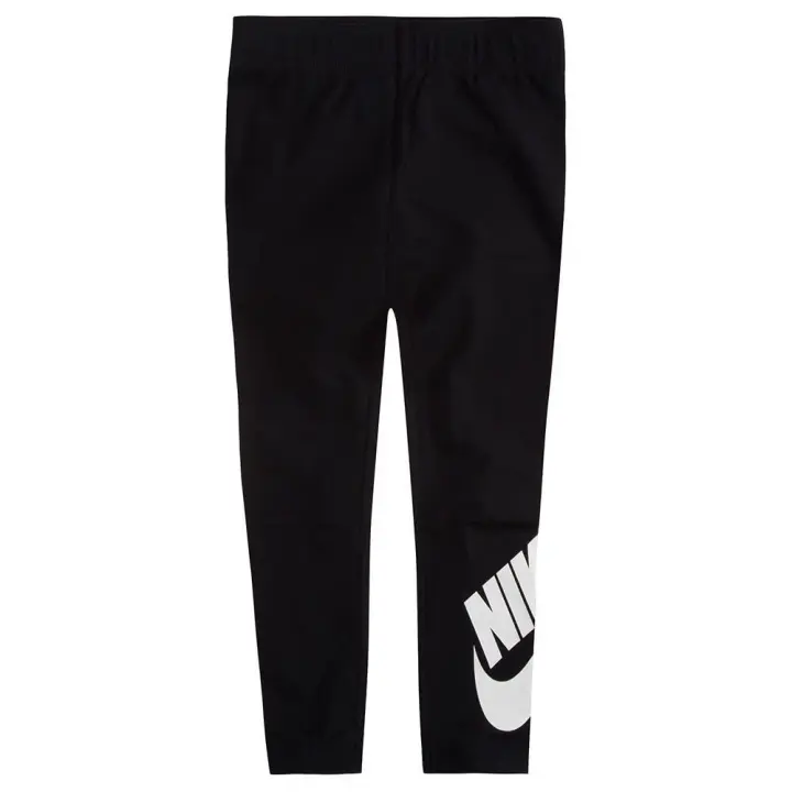 Leggings NIKE para Niñas en Negro: Cómodos y Estilosos - 1