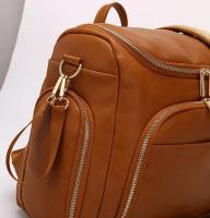 Bolso De Maternidad PU Cuero Grande Con Camión De Cambio Para Bebé Bolsa De Viaje Con Mochila Y Asiento De Carrito - details 11
