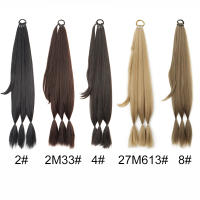 Extension De Cabello Sintético Largo Trenzado Para Crear Puentecillo 30 Pulgadas Resistente Al Calor Para Mujeres Pieza Individual Yaki Straight - details 0