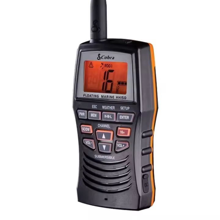 Cobra Marine VHF Walkie HH150FLT homologado por la Marina Mercante - 1