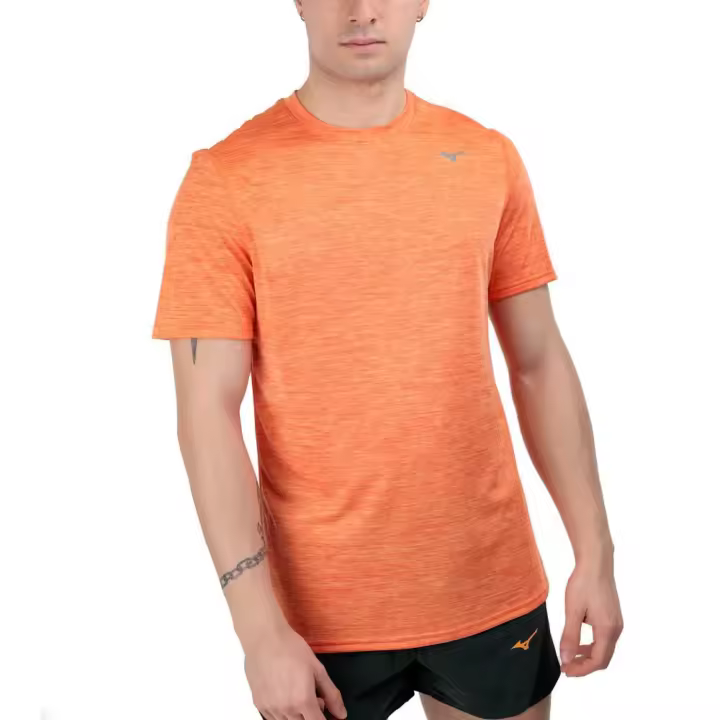 Camiseta Mizuno Impulse Coree Tee Naranja Nastirium T Shirt J2Gaa519-54 - 1