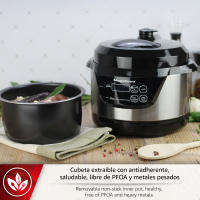 MAGEFESA EASY EXPRESS Olla a Presión Eléctrica Programable Multifunción de 500W, 6 Funciones Diferentes, Recipiente Extraíble - details 5