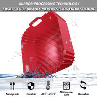 Gran Cesta De Silicona Para Air Fryer Antiadherente Moldes De Hornear Accesorios De Cocina Ecológicos Y Libres De BPA - details 5