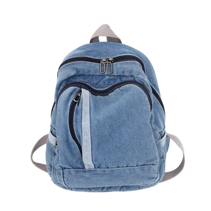 Vintage Mochipa Vaquera, Mochipa Vaquera Azul, Mochara Ecolar, Mochila de Viaje Para Vacaciones Universitarias - 1