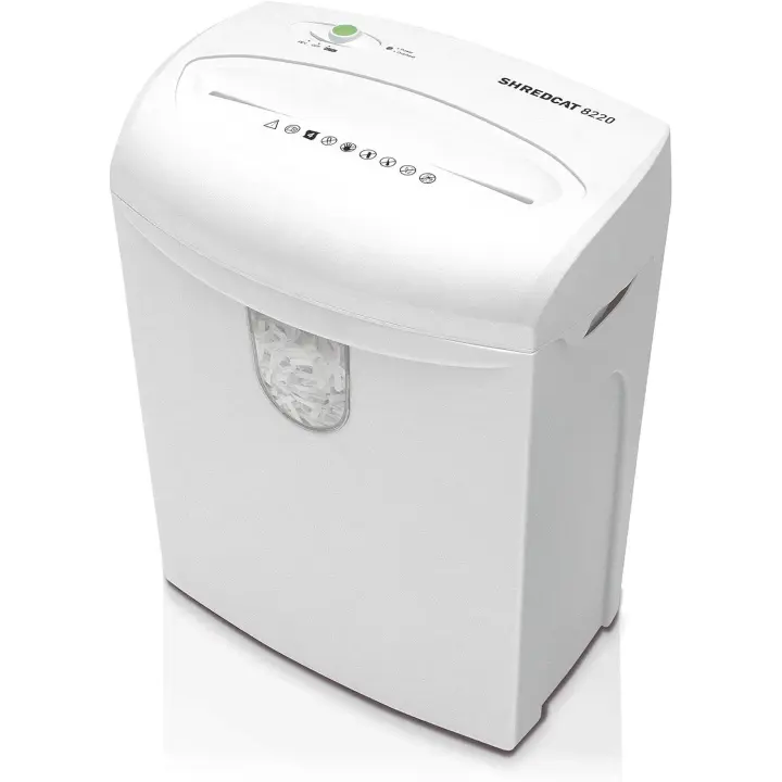 DESTRUCTORA TRITURADORA DE DOCUMENTOS IDEAL SHREDCAT 8220 CC 7 HOJAS-PARTÍCULAS - 1