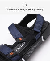 Sandalias Para Hombre Verano Comodidad Transpirable Zapatillas De Moda Antideslizantes Romanas De Calidad Buena Para Exteriores - details 5